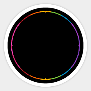 Round Rainbow IV Sticker